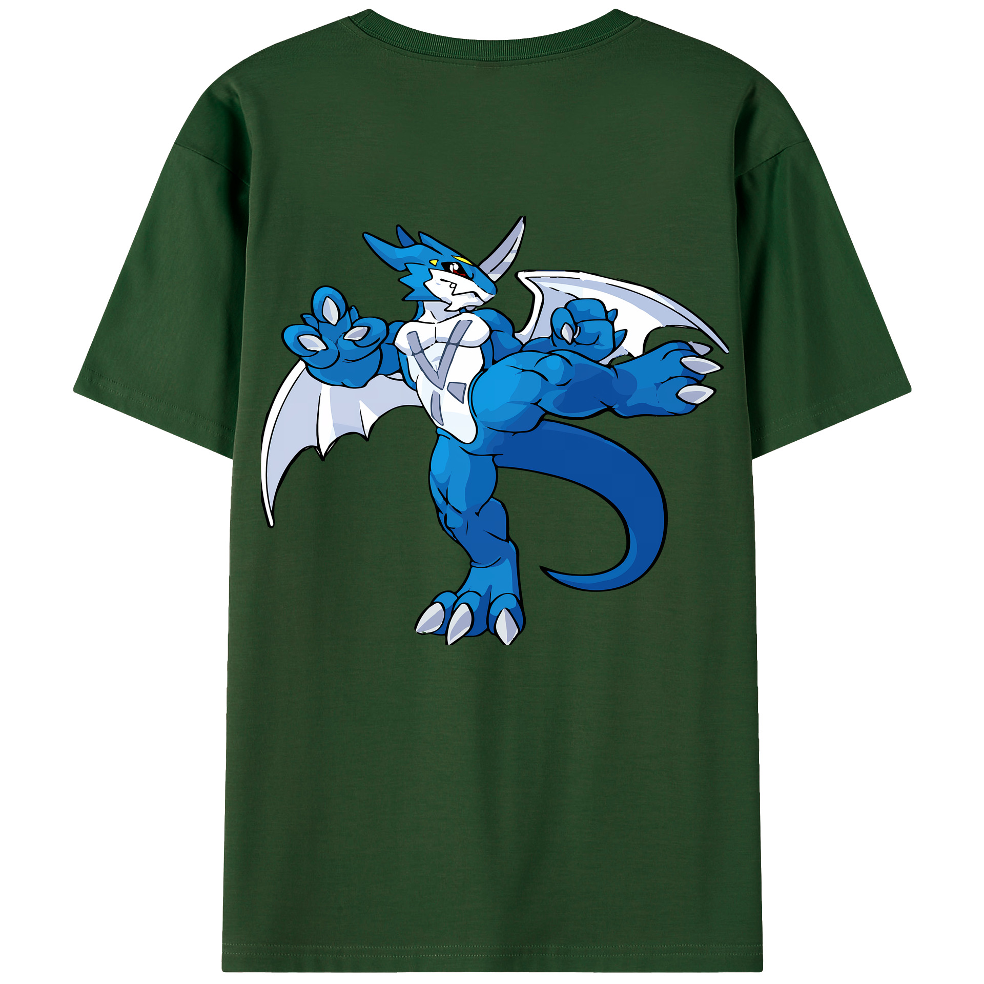 （画像用） Digimon デジタルモンスター/デジモン 綿100％半袖Tシャツ（背面プリント）